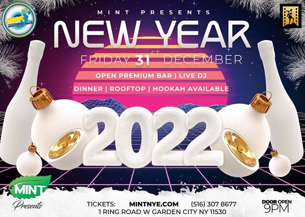 New Year's Eve 2022 at MINT RESTAURANT